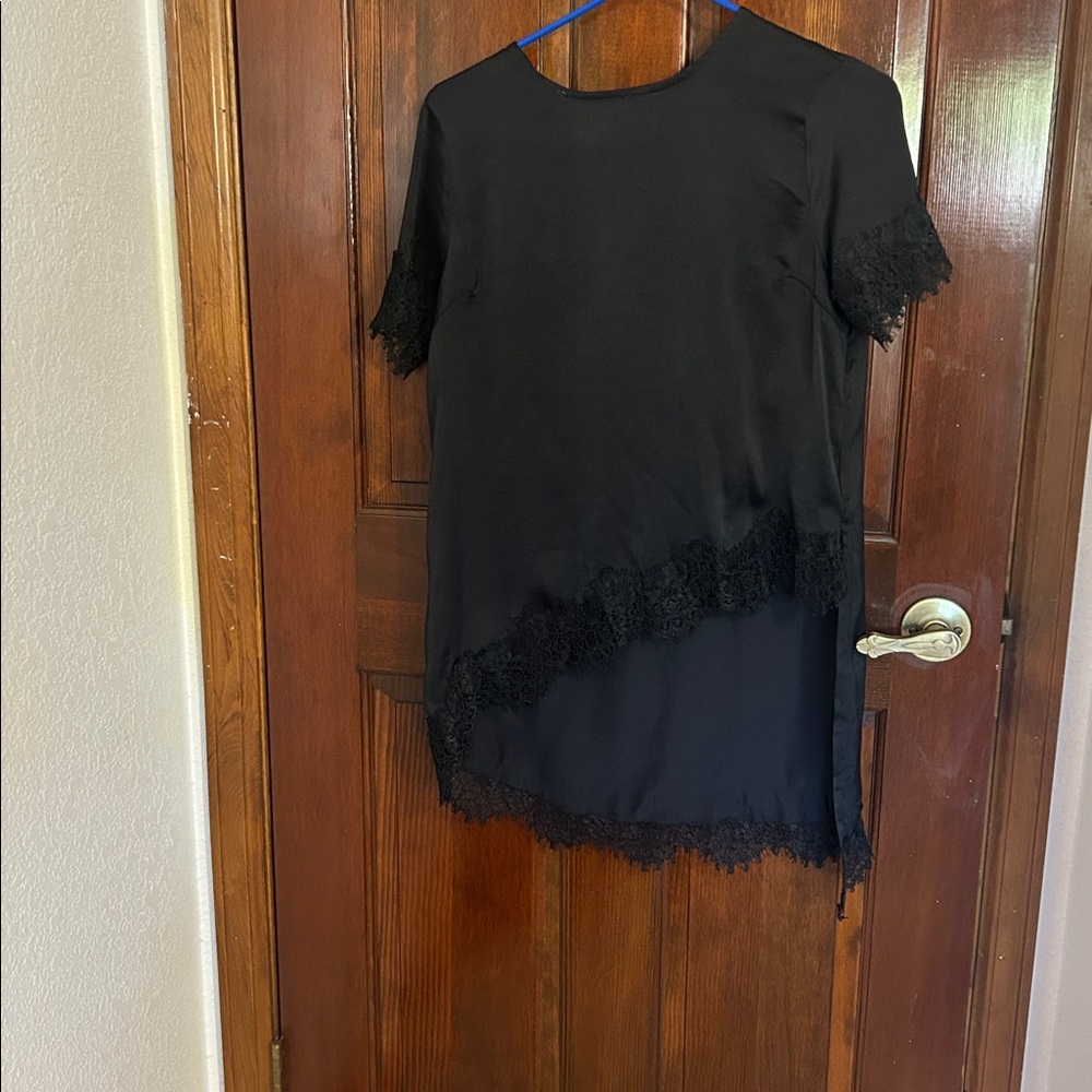 Guess Black Lace Trim Top